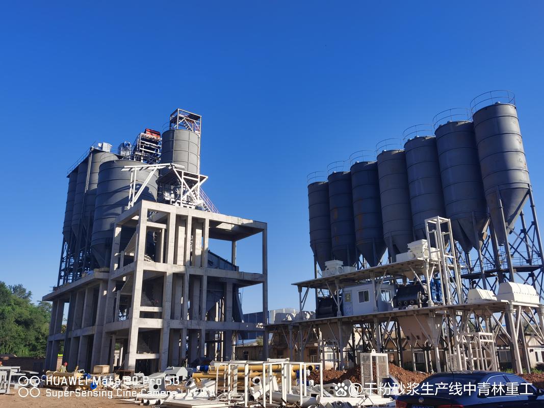 中青林重工干粉砂浆生产线:成品率每提1%利润多出一截